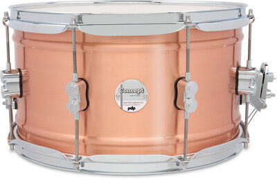 DW "PDP 14"x08" Concept Copper" Satin Brushed Copper