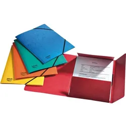 Esselte Eckspanner Rainbox A4 390g/qm für 200 Blatt farbig sortiert VE=5 Stück
