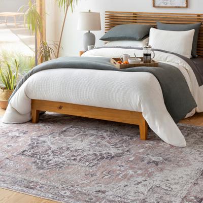 Livabliss Melite Traditional Medallion Machine Washable Area Rug