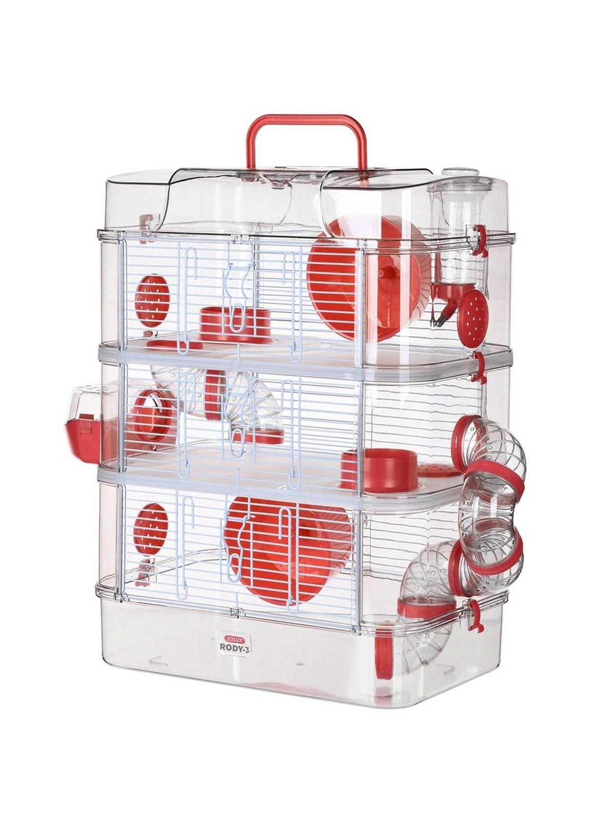 Zolux Rody3 Trio - Nagetierkäfig - Red