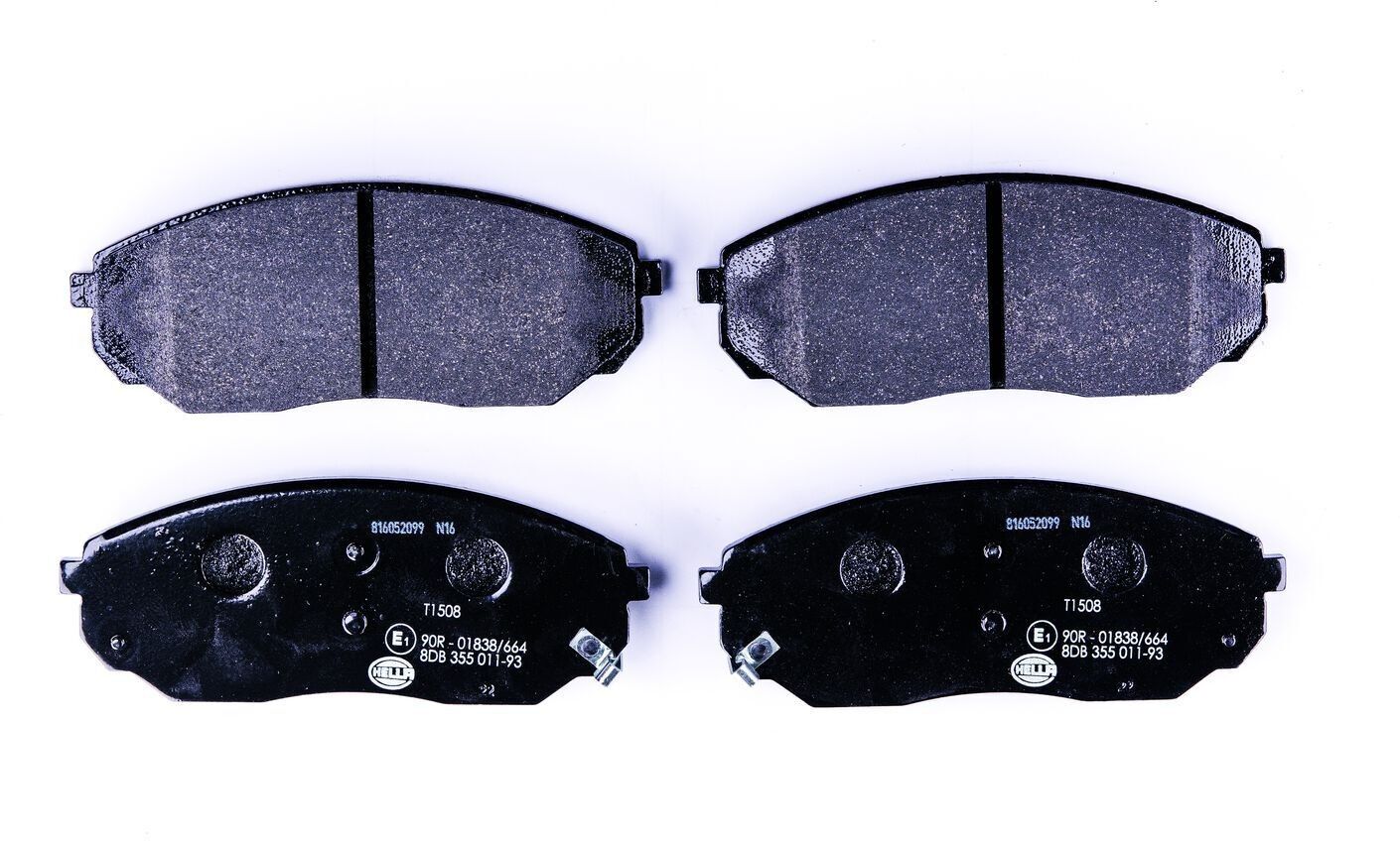HELLA 8DB 355 011-931 Brake pad set
