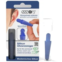 EEEARS Ohrenreiniger wiederverwendbar blau