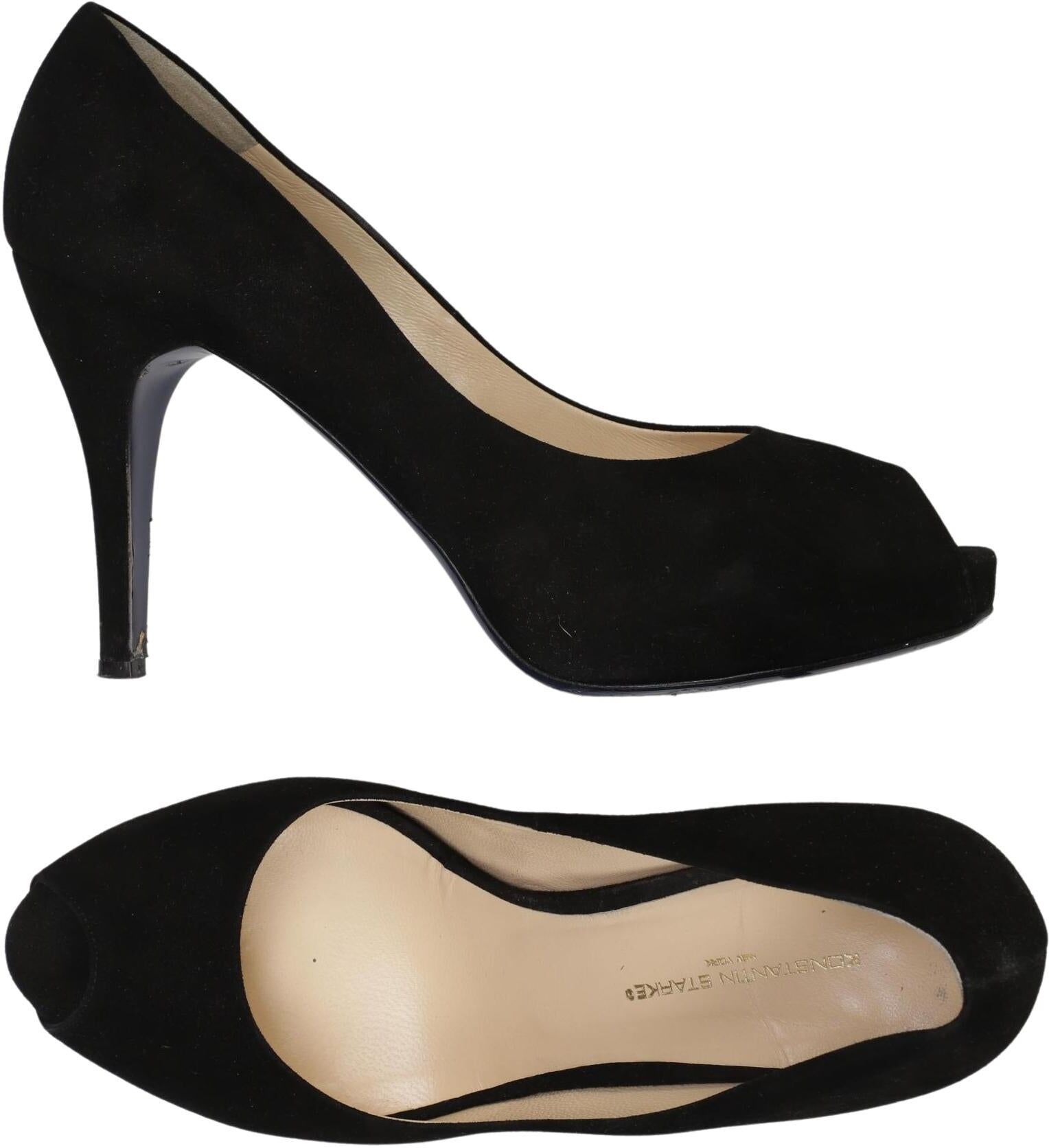 Konstantin Starke Damen Pumps, Schwarz, Gr. EU 39.5, Leder - Second Hand