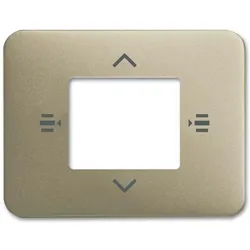 Busch-Jaeger Zentralplatte Schalter glänzend 6108/61-260 palladium diverse Symbole
