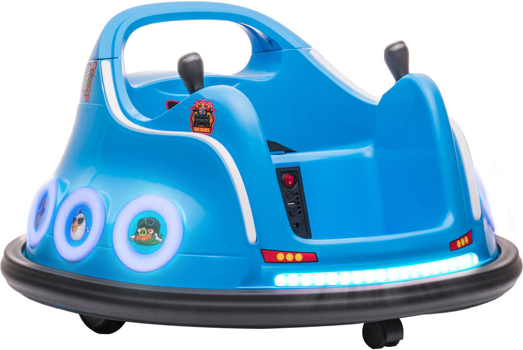 Freeport Park AIYAPLAY Licensed Bumper Car for Kids with Joysticks, Remote Blue 1