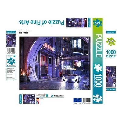 CALVENDO Puzzle Die Straße | 1000 Teile Lege-Größe 64x48cm Foto-Puzzle für glückliche Stunden