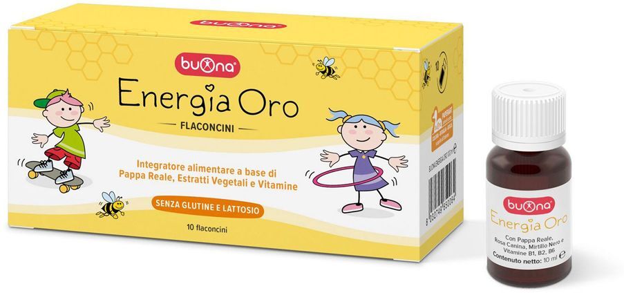 BUONA SpA SOCIETA' BENEFIT Buona Energia Oro, 10 Flaconcini