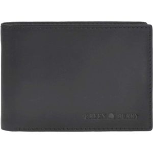Greenburry Portemonnaie Pure Black 1120-20 schwarz, Echt Leder, mit Münzfach, 12 Karten- und Ausweisfächer, RFID-Schutz