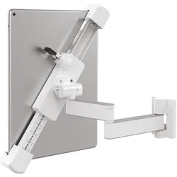 Barkan Tablet Wandhalter 7-14", abschliessbar, weiss, Tablet Halterung, Weiss