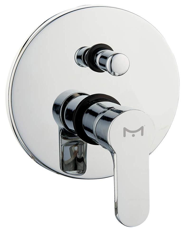 Dripio Thermostatische Douchekraan met één hendel, Verchroomd, Wandmontage