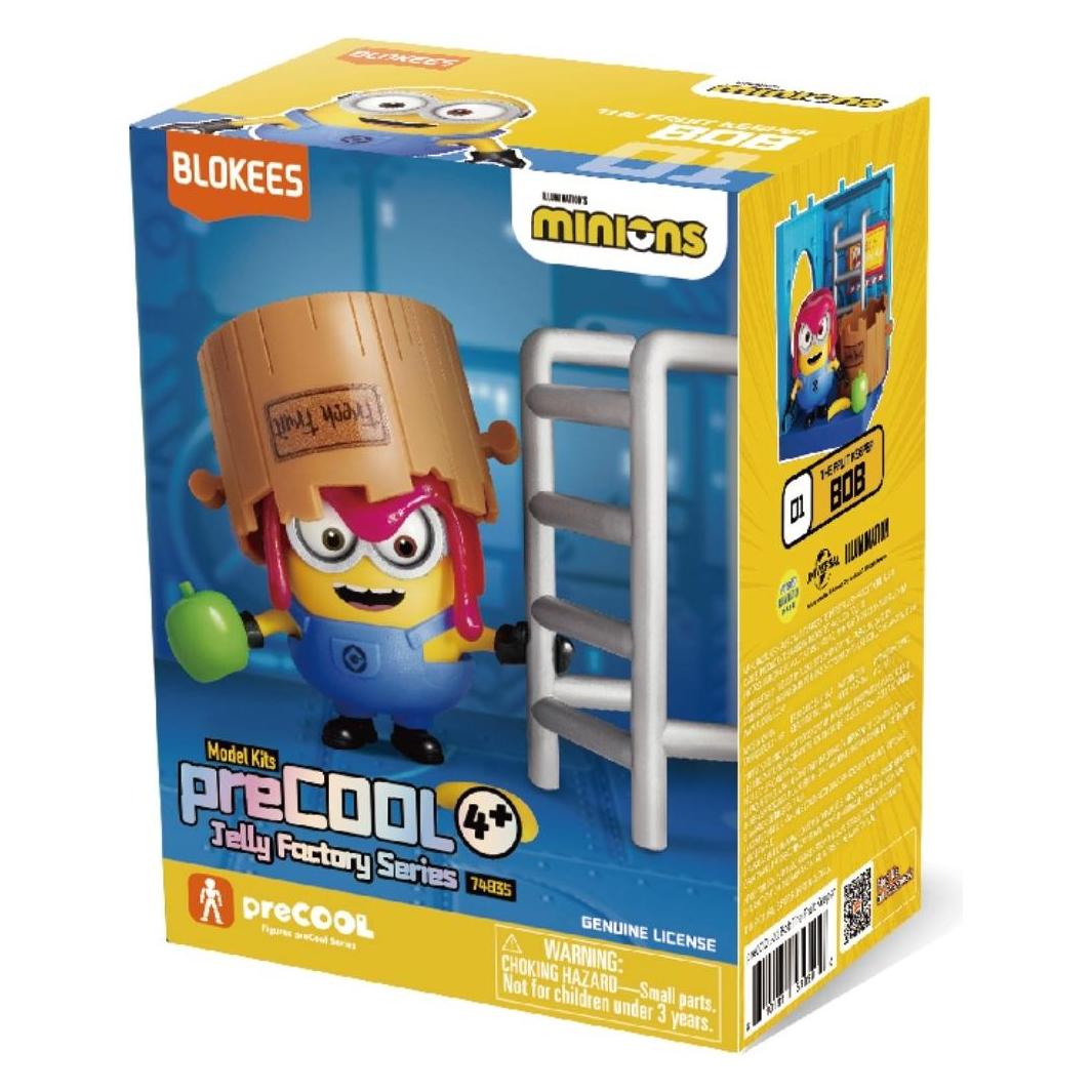 Blokees Minions PreCool Jelly Factory Series 1 Plastic Model Kit 01 Bob the Fruit Keeper (74835)