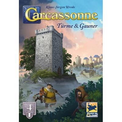 Hans im Glück HIGD0134 - Carcassonne, Türme & Gauner (Auflage 2025), 4. Erweiterung