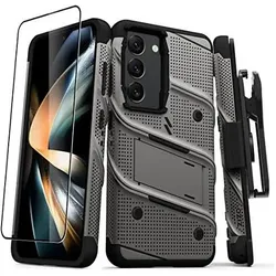 Zizo Bolt Bundle fur Galaxy S23 Hulle (Samsung Galaxy S23), Smartphone Hülle, Grau