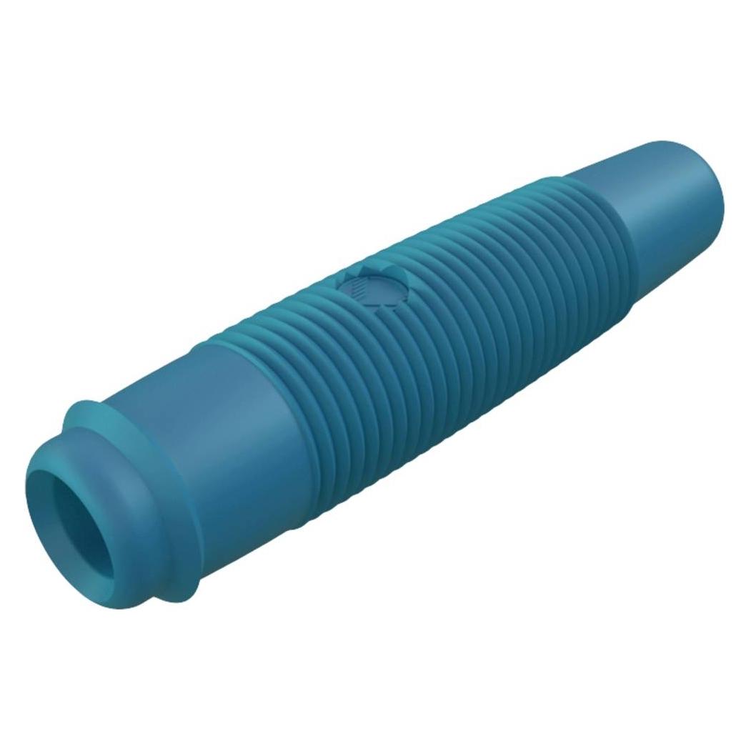 SKS KUN 30 Au Laborbuchse Buchse, gerade Stift-Ø: 4 mm Blau 1 St. (931804702)