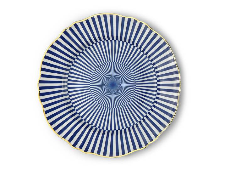 Bitossi Home - Assiette Vaisselle - Bleu - Porcelaine - Designer La Tigre