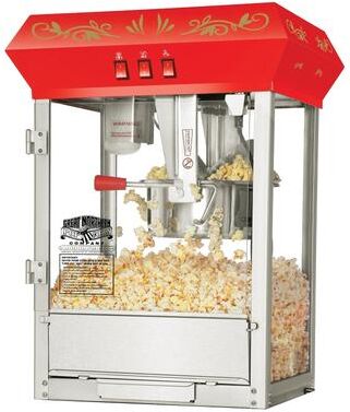 Great Northern Popcorn Red Countertop Foundation Popcorn Machine, 8oz - 8 oz