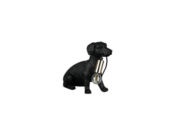Dekohund, Schwarz, Kunststoff, Hund, 28x23.5x12.5 cm, sitzend, zum Stecken, Tierfiguren, Dekoration, Dekofiguren & Skulpturen, Dekotiere