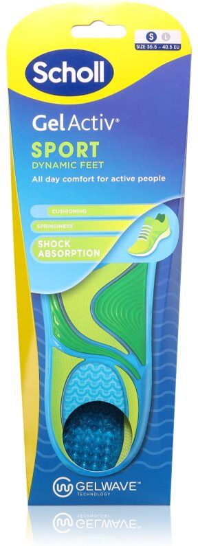 Scholl GelActiv Sport gel pads for athletes size EU 35.5 - 40.5 1 pair
