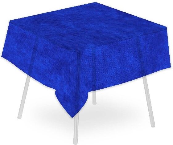 Pack Service Tablecloth Airspun Oltremare 160x160 cm 80 Pezzi