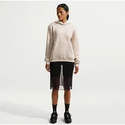 NIKE Damen Kapuzensweat STUDIO FLEECE, Größe XXL in Weiß Weiß