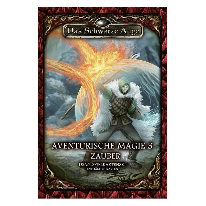 Ulisses Spiele DSA5 Spielkartenset - Aventurische Magie 3: Zauber, 70 Karten (DE-Ausgabe) (Deutsch, 3 - 6 Spieler) (US25427)
