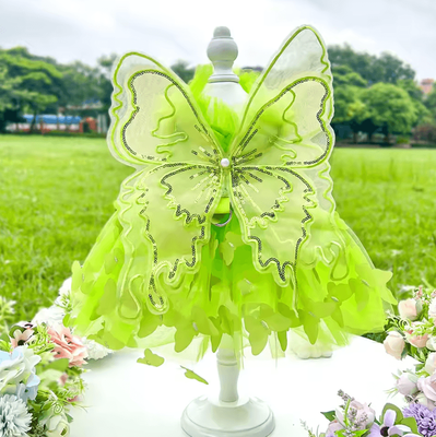 Inspire Curations Butterfly Princess Pet Dress For Cats & Small Dogs 393c m