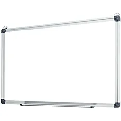 Décoshop26 - 50 x 35 cm Whiteboard Wandtafel mit abnehmbarer Ablage magnetisches Whiteboard mit Aluminiumrahmen 20_0001227