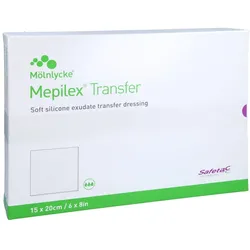 Mepilex Transfer Schaumverband 15x20 cm 10 St