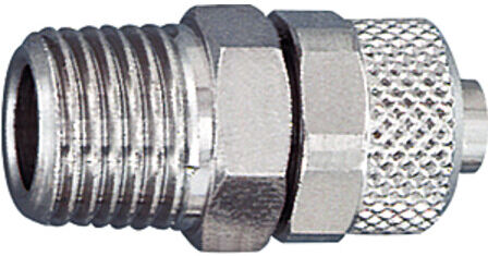 Riegler Gerade Einschraubverschraubung, R 3/8 a., für Schlauch 10/8 (11.638-10)