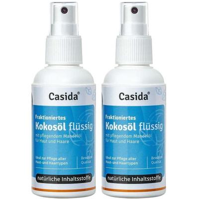 Kokosöl flüssig Haut und Haare 2x 2x100 ml Öl