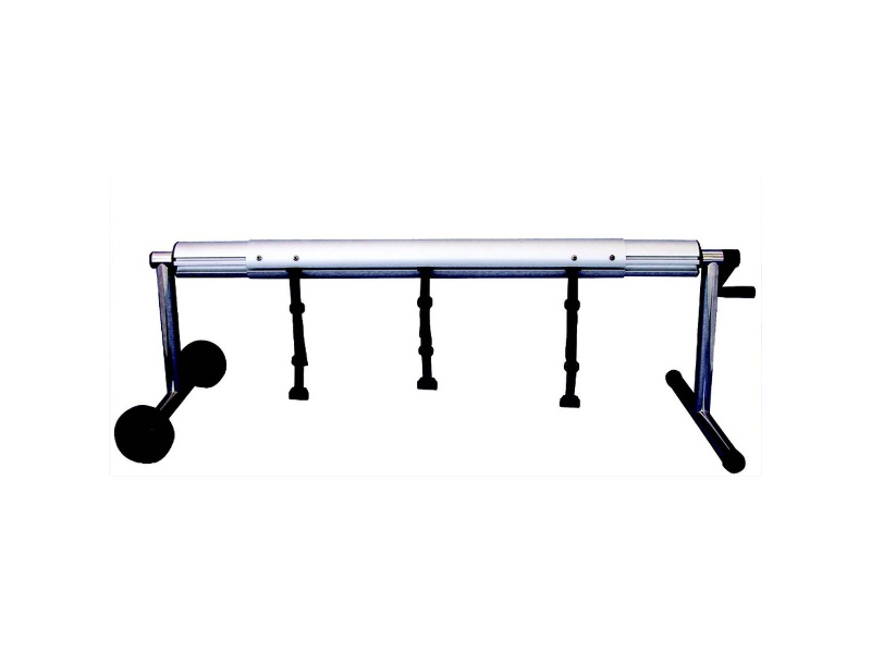Aufrollvorrichtung | 1 x Standfuß | 1 x Räder | 260-430 cm