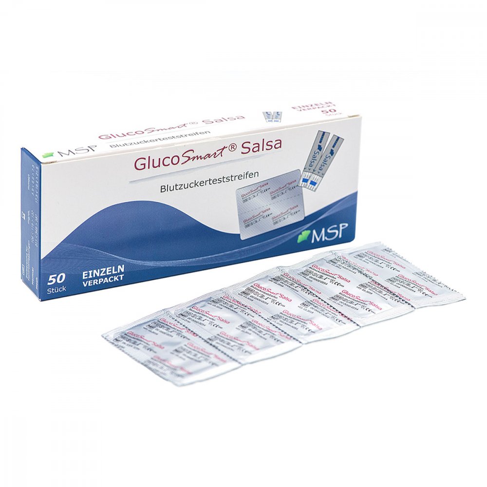MSP bodmann GmbH Glucosmart Salsa Blutzuckerteststreifen einzeln 11653892