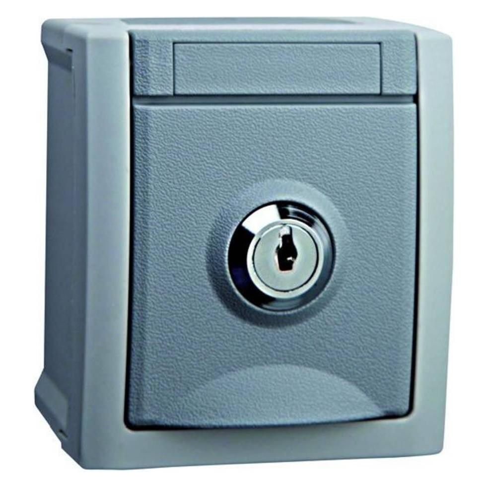 HHG Panasonic Steckdose abschliessbar Nr.6 FR-AP IP54 90591046-DE (90591046-DE)