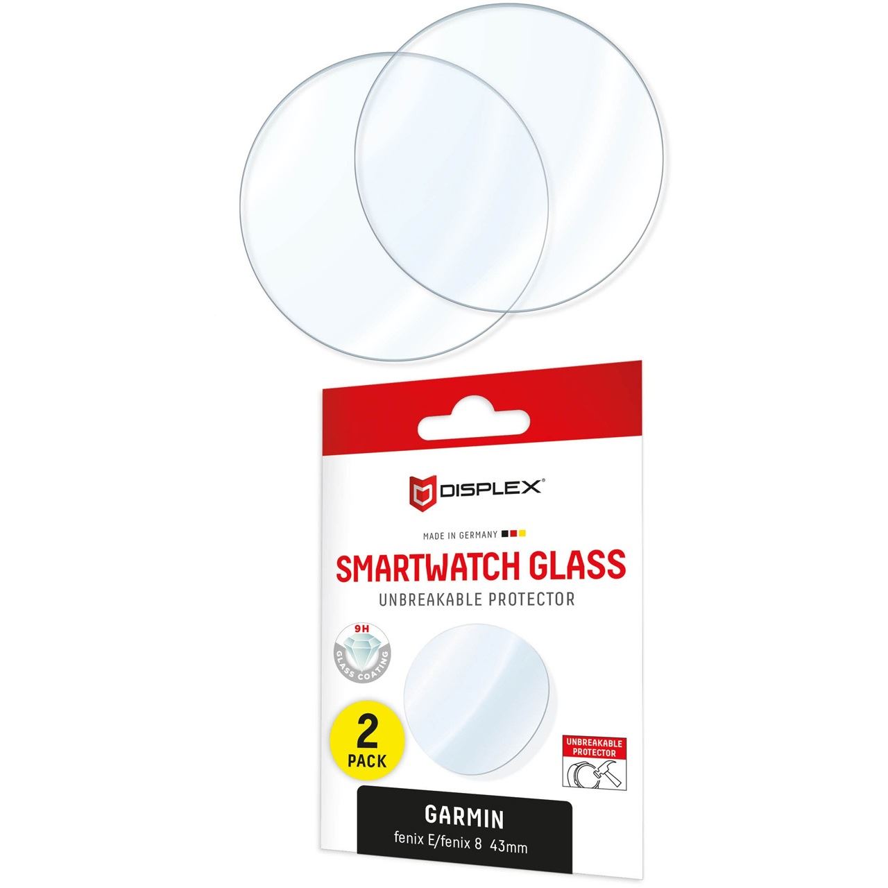 E.V.I DISPLEX GLASS GARMIN FENIX E/FENIX 8 43MM
