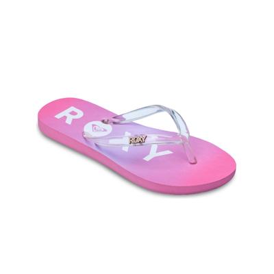 Sandale ROXY "Rg Viva Jelly", Jungen, Gr. 11(28), sangria sunset, Obermaterial: 98% Synthetik/2% Metall, Futter: 100% Synthetik, Laufsohle: 100% Schwammgummi., Schuhe Sandale