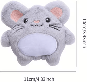 Inspire Curations Plush Mouse & Bunny Bite Resistant Pet Toy Set mouse