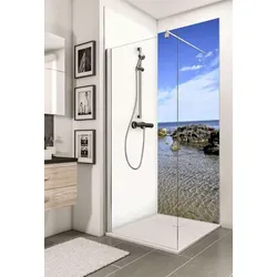 Schulte Decodesign Duschrückwand Foto Steinstrand - Duschkabine