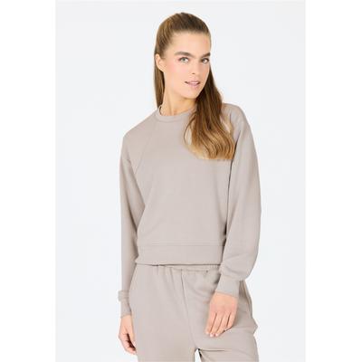 Sweatshirt ENDURANCE "Jade", Damen, Gr. 38, beige, 100% Polyester, unifarben, normal, Rundhals, Sweatshirts Sweatshirt, aus angenehm weichen Material