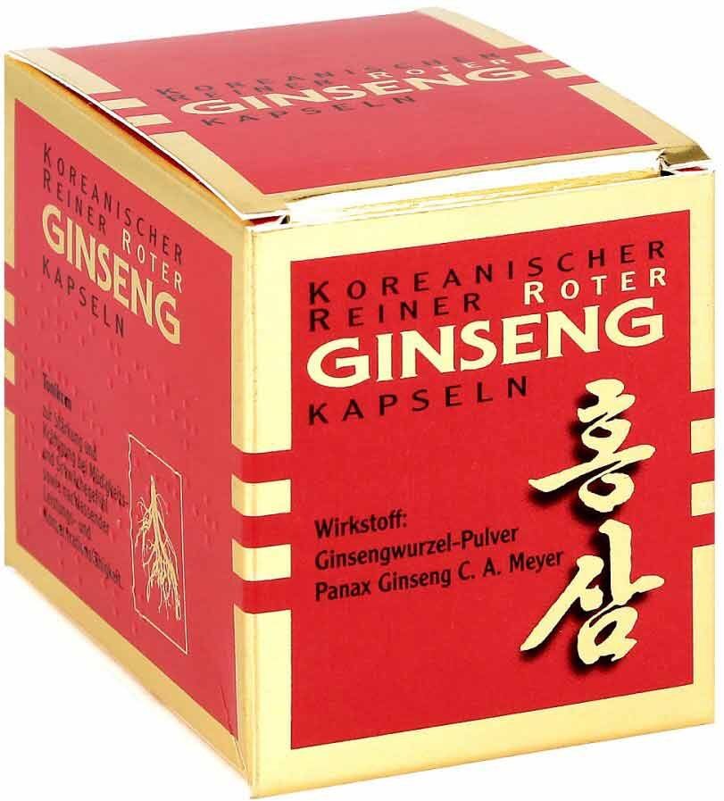 Koreanischer Reiner Roter Ginseng Kapseln 300mg