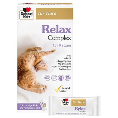 Doppelherz für Tiere Relax Complex Port.Btl.f.Kat. 25x10 g Paste