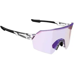 Leatt, Unisex, Sportbrille, Sunglasses RideViz Lite Clear Iriz Cryztal Fuchsia 22 VLT (Black, Clear Iriz Cryztal), Pink, Transparent