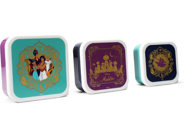 Disney - Set van drie Aladdin snackboxen