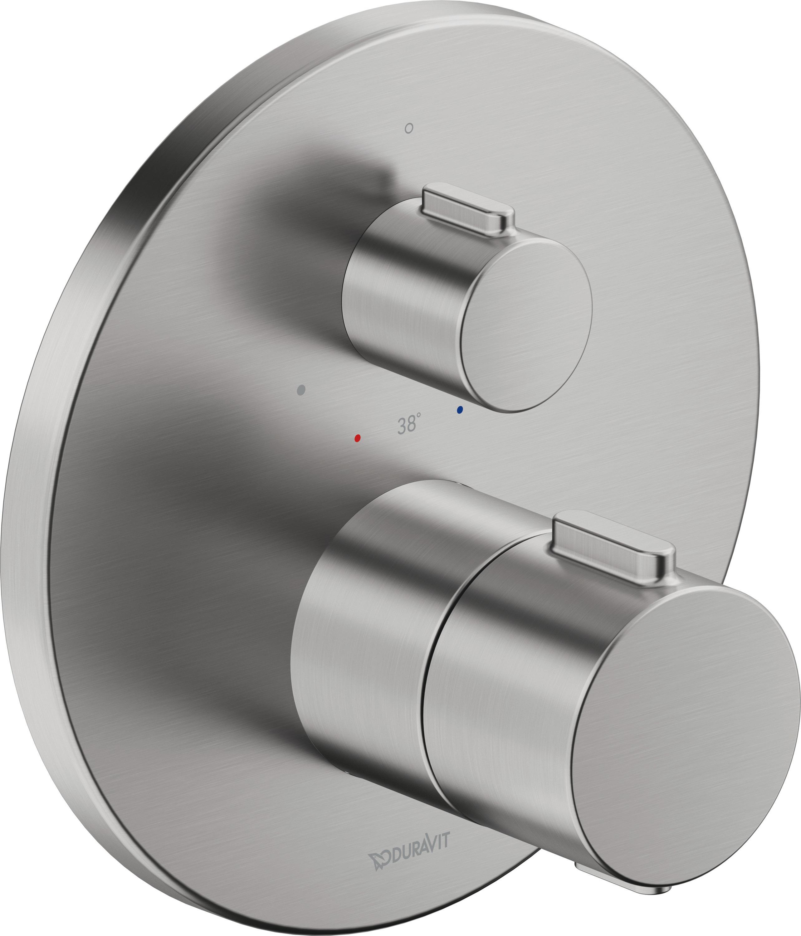 Duravit Thermostatarmaturen Thermostat Unterputz Set, 1 Verbraucher, rund