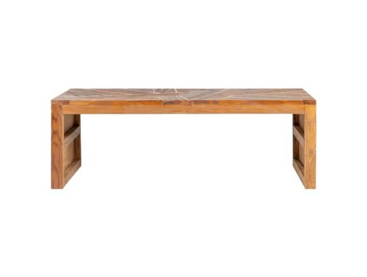 GKHPYURE TV-Schrank 110 x 60 x 38 cm aus massivem Teakholz Erosions-Finish, 3D-geformte Beine, glatte Oberfläche, niedrige Anrichte, Montage erforderlich, Verwendung im Wohnzimmer