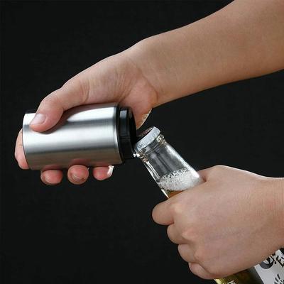 All Categories Goods Automatic Beer And Soda Bottle Opener Stainless Steel Magnetic Cap Remover For Bar Use Automatic Beer And Soda Bottle Opener Stainless Steel Magnetic Cap Remover For Bar Use