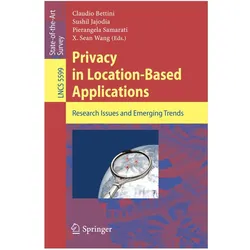 Privacy in Location-Based Applications, Fachbücher