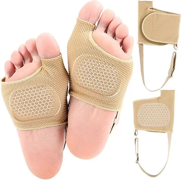 INF Manchons de Protection des Pieds en Polyester : Coussinets Avant-Pieds SEBS pour Absorption des Chocs (1 Paire) M