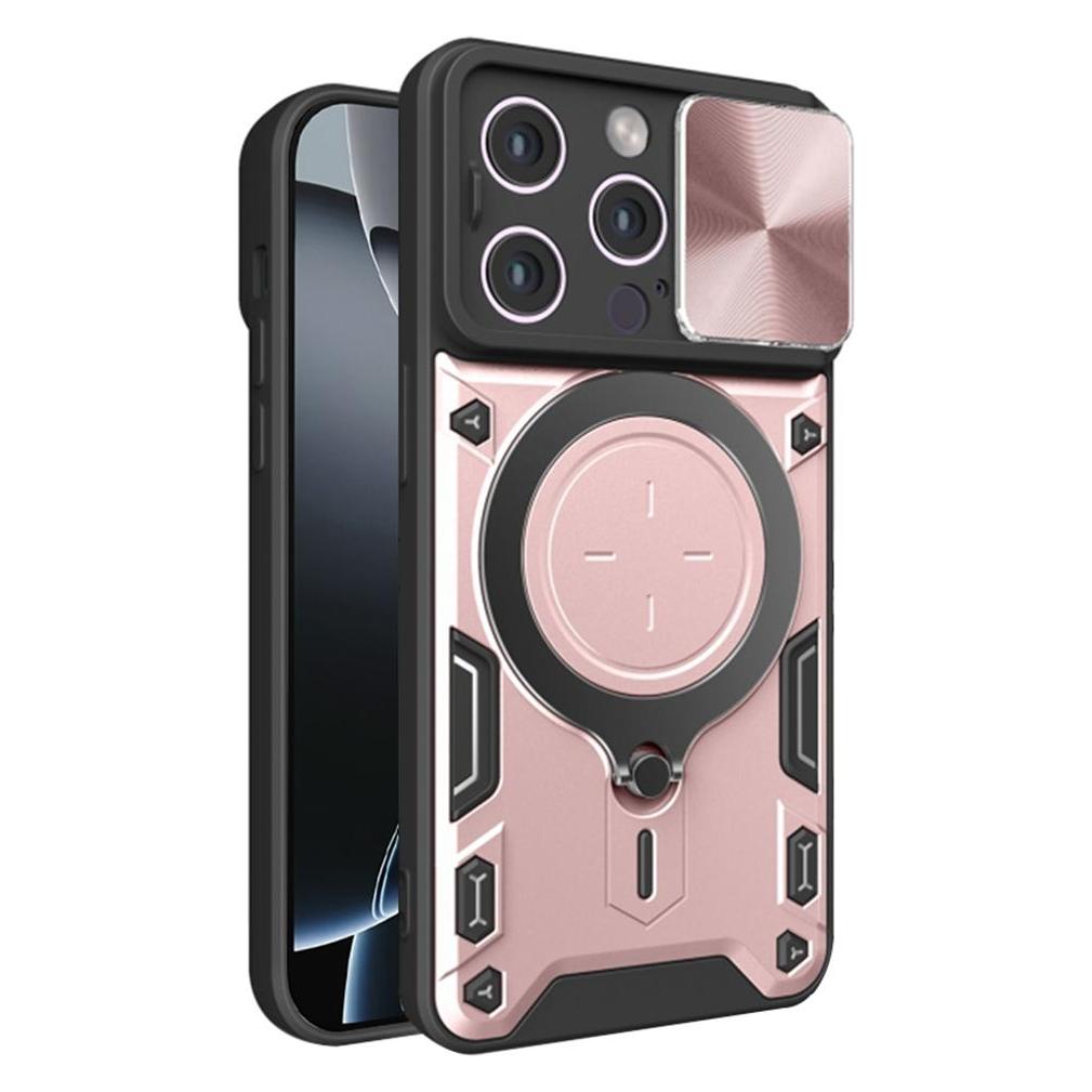 Techsuit - CamGuard Pro - iPhone 16 Pro - Rose Gold (Apple iPhone 16 Pro) (56356317)