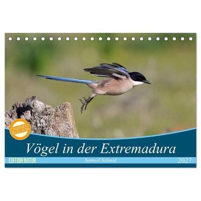Vögel in der Extremadura (Tischkalender 2027 DIN A5 quer), CALVENDO Monatskalender