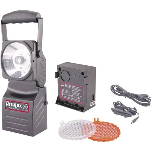 AccuLux SLE 16 oplaadbare werklamp Ex Zone 1, 2, 21, 22 met 180lm en 170m bereik